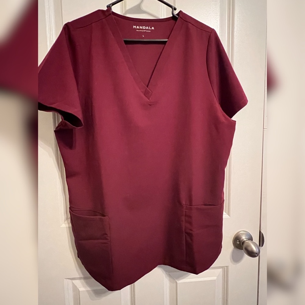 Mandala Scrub Top